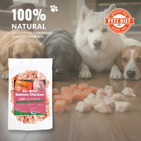 PETZ DIET 100% NATURAL PURE PREMIUM 100G Air Dried Salmon Chicken (Dogs & Cats)