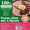 PETZ DIET 100% NATURAL PURE PREMIUM 500G Freeze Dried Mix 4 Flavors (Cats & Dogs)