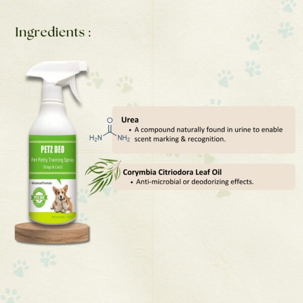 my-11134207-820l9-mgx3eoawix3c74 PETZ DEO Pet Potty Training Spray 300ML ( Cats & Dogs) NATURAL & ISO Standard