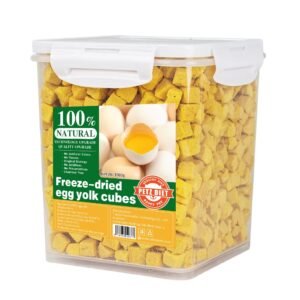 PETZ DIET 100% NATURAL PURE PREMIUM 1000G Freeze Dried Egg Yolk Cubes (Cats & Dogs)