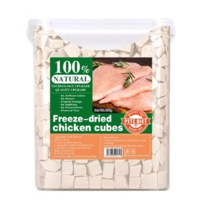 PETZ DIET 100% NATURAL PURE PREMIUM 500G Freeze Dried Chicken Cubes (Cats & Dogs)