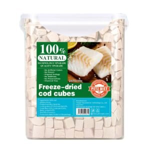 PETZ DIET 100% NATURAL PURE PREMIUM 400G Freeze Dried Cod Cubes (Cats & Dogs)