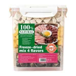 PETZ DIET 100% NATURAL PURE PREMIUM 500G Freeze Dried Mix 4 Flavors (Cats & Dogs)