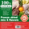 PETZ DIET 100% NATURAL PURE PREMIUM Freeze Dried Mix 6 Flavors 500G  (Cats & Dogs)
