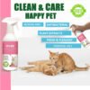 PETZ DEO Pet Stain and Odour Remover 500 ML (Cats only) NATURAL & ISO Standard