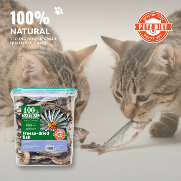 PETZ DIET 100% NATURAL PURE PREMIUM 250G Freeze Dried Fish 250G (Cats & Dogs)