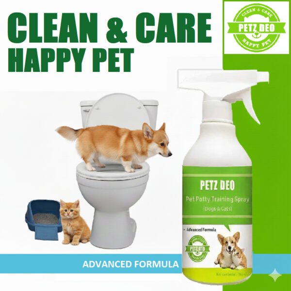 my-11134207-820li-mhvj6sr60zyba6 PETZ DEO Pet Potty Training Spray 300ML ( Cats & Dogs) NATURAL & ISO Standard