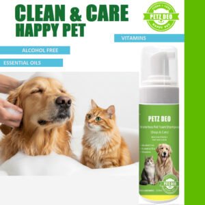 my-11134207-820li-mhvj6sr60zyba6 PETZ DEO Waterless Pet Foam Shampoo 150ML (Cats & Dogs) NATURAL & ISO Standard