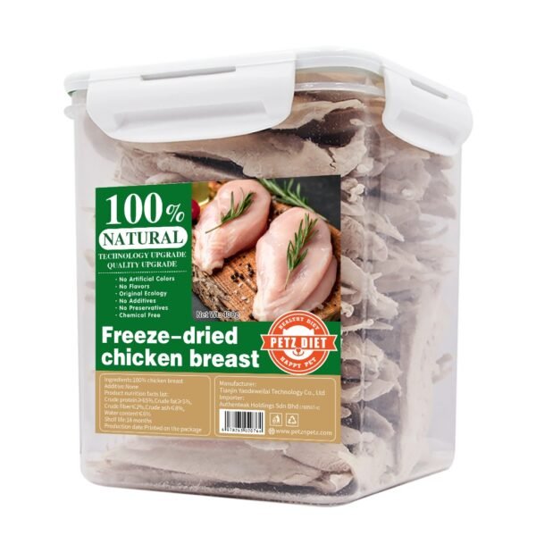PETZ DIET 100% NATURAL PURE PREMIUM 400G Freeze Dried Chicken Breast (Cats & Dogs)