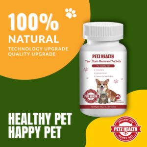 my-11134207-820la-mhq1ecmrgefa14 PETZ HEALTH Tear Stain Removal 200 Tablets(DOGS & CATS)100% NATURAL & Full Cert