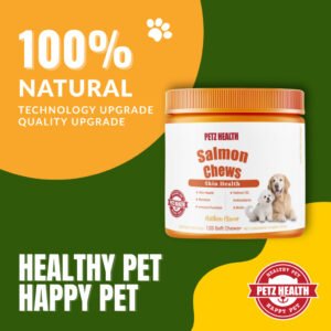 my-11134207-820li-mhvj6sr60zyba6 PETZ HEALTH Salmon Chews 120 pcs (DOGS ONLY)