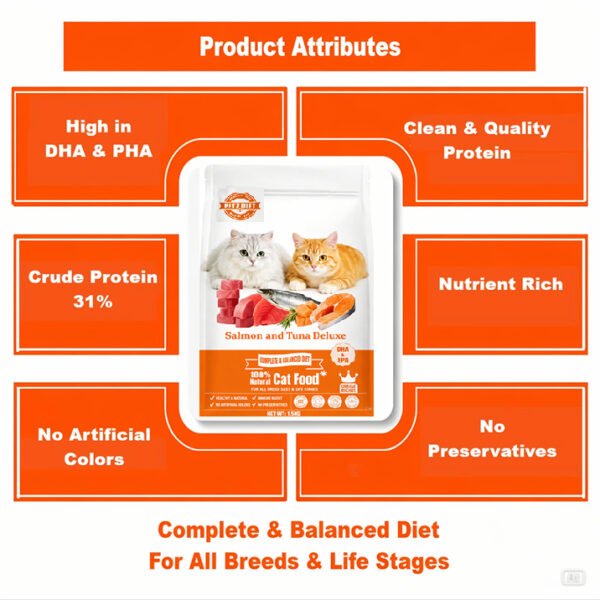 PETZ DIET SALMON AND TUNA DELUXE (CATS)