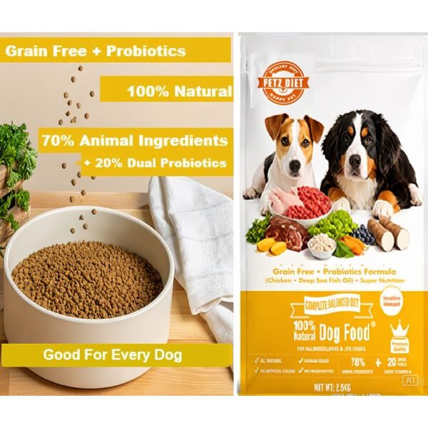 PETZ DIET GRAIN FREE + PROBIOTICS (DOGS)