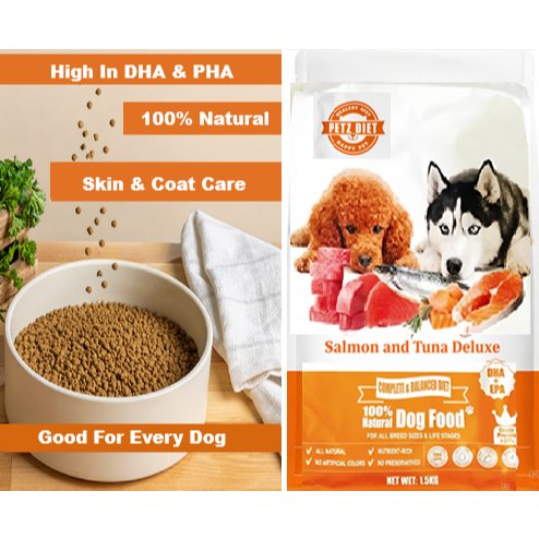 PETZ DIET SALMON AND TUNA DELUXE (DOGS)
